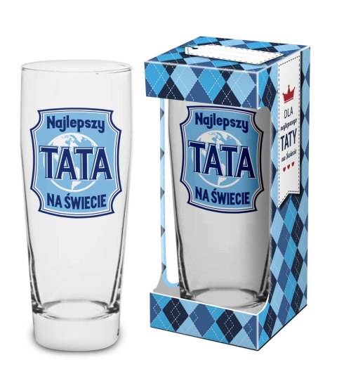 Szklanka do piwa 500 ml - Najlepszy Tata na świecie