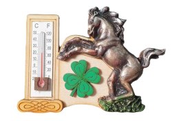 Termometr z magnesem Koń koniczynka 7,5 x 10 cm NR.131