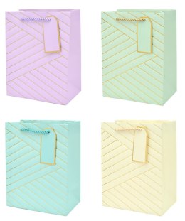 Torba prezentowa 12szt. QPM-124 Ogólne (tłoczone) 18 x 10 x 23cm (z650)