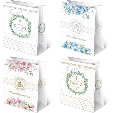 Torebki ozdobne 10szt. XL set K8 30 x 36,5 x 13 cm