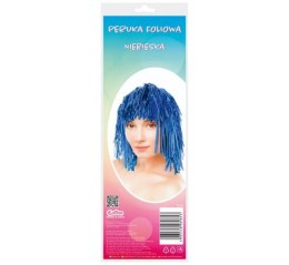 Peruka foliowa niebieska TW/B