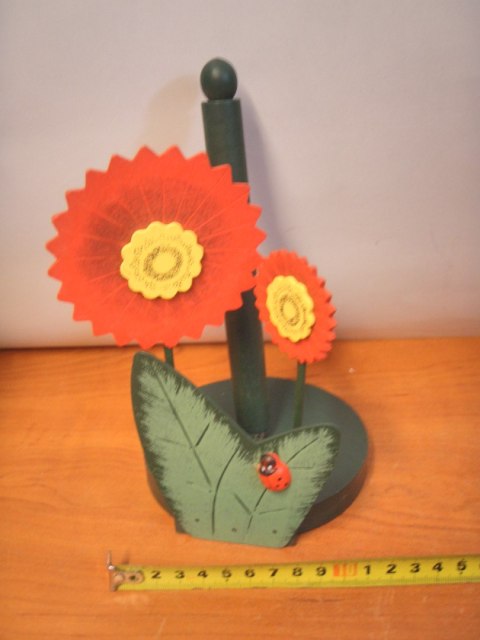 Stojak drewniany na papier ręcznik papierowy