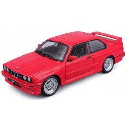 Auto metalowe BMW M3 (E30) 1988 RED 18-21100RD 1:24