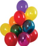 Balony 50szt. CRYSTAL 27cm BAL-12C-MIX