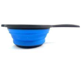 Durszlak silikonowy składany z rączką 20 x 8cm