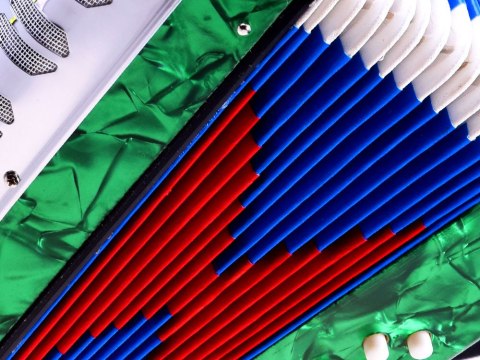 Duży muzyczny AKORDEON dla dzieci Harmonia IN0148 ZI