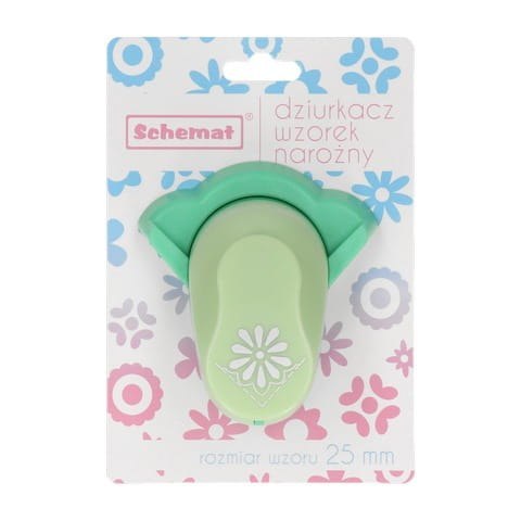 Dziurkacz wzorek 25 mm narożny KWIATEK | 7338 NR 5