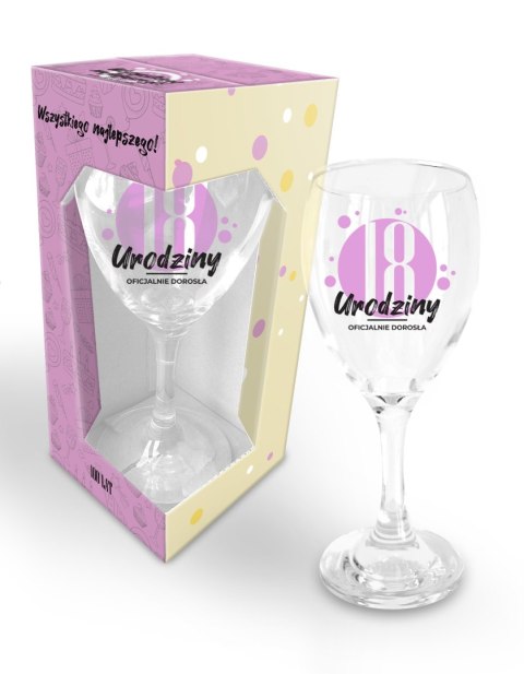 Kieliszek 220ml PINK 18