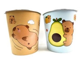 Kosz plastikowy okrągły do pokoju biura łazienki 27,5cm / 25,5cm