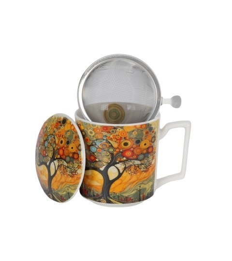 Kubek 450ml. z zaparzaczem MODERN TREE