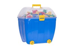 Kuferek z klockami K2 NIEBIESKI