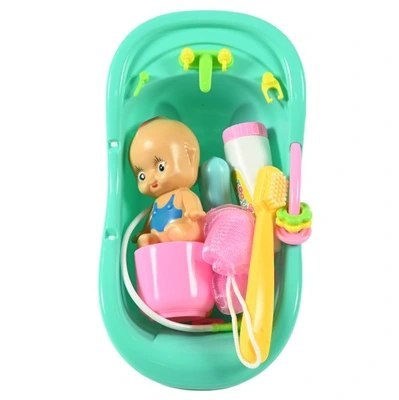 Lalka z zestawem do kąpieli 12 x 3 x 24cm