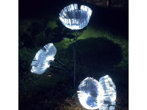 Lampa 2szt solarna ogrodowa meduza LED 87cm soly8007cw