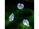 Lampa 2szt solarna ogrodowa meduza LED 87cm soly8007cw
