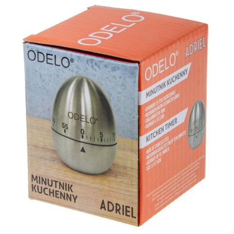 Minutnik srebrny jajko 6 x 7,5cm OD2406