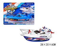 Motorówka na baterie na blistrze