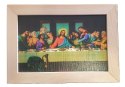 Obraz w drewnianej ramie 10 x 15 - Ostatnia Wieczerza