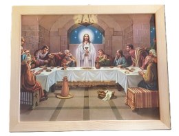 Obraz w drewnianej ramie 20 x 25 - Ostatnia Wieczerza