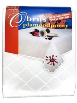 Obrus plamoodporny biały 140x180cm