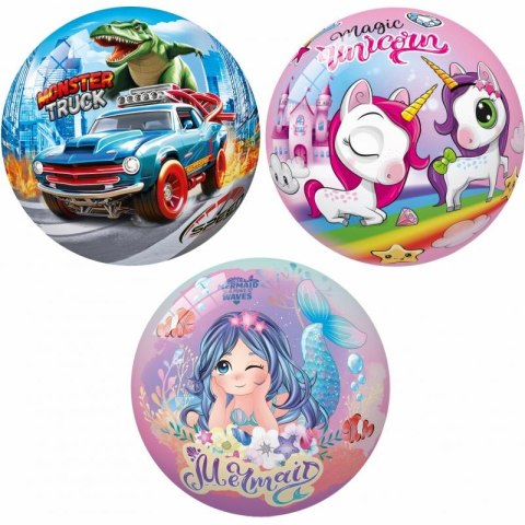 Piłka bajkowa 14cm mix wzorów B-1361