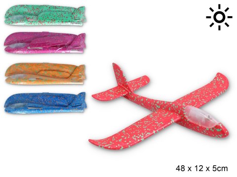 Samolot ze światłem led