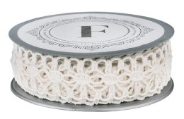 Wstążka koronkowa BIAŁA 3cm x 10mb - 224225
