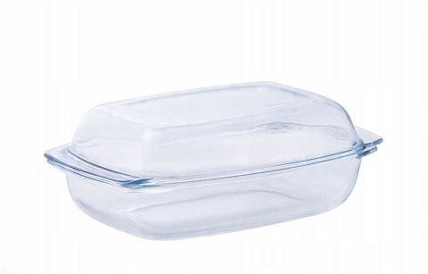 Żaroodporne naczynie do pieczenia prostokątne 5 l + 2 szklanki żaroodporne
