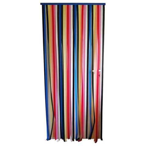 Zasłona do drzwi paski foliowe kolorowe 100 x 200cm DI1624