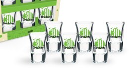 Zestaw 6 kieliszków 35ml green 30