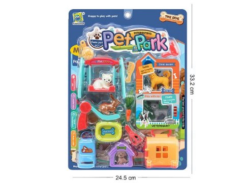 Zestaw zwierzątek + akcesoria 33 x 24,5 cm BZ1723