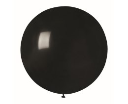Balon G220 GIGANT kula pastelowa czarny 75 cm (luzem) G220/14