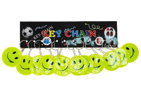 Brelok 12szt odblaskowa buźka