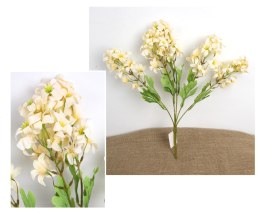 Bukiet HIACYNT 50 cm, 5 łodyg (kwiat 6x2 cm) BRZOSKWINIOWY MZ-030A