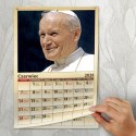 Kalendarz ścienny Papieski A4 2026 wieloplanszowy miesięczny Jan Paweł II