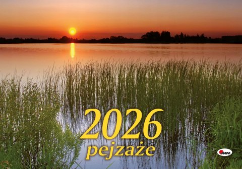 Kalendarz ścienny albumowy PEJZAŻE 2026