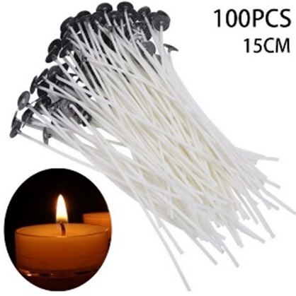 Knoty do świec 15 cm - 100 szt. MAN-102