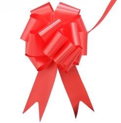 Kokardy ściągane rozm.5x 150cm 20szt. kolor czerwony ROS-3850