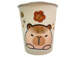 Kosz plastikowy okrągły do pokoju biura łazienki 27,5cm / 25,5cm