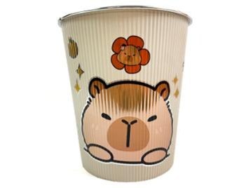 Kosz plastikowy okrągły do pokoju biura łazienki 27,5cm / 25,5cm