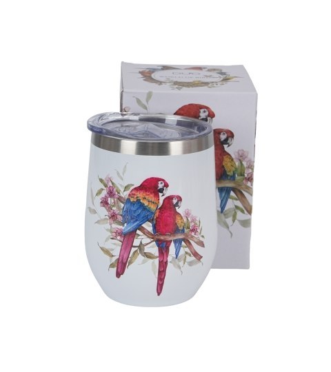 Kubek termiczny Ptasi Świat PAPUGI ARA SZKARŁATNE