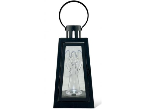 Lampion led z kloszem i aniołem - 20cm lam36524