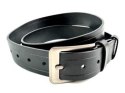 Pasek czarny do spodni 125cm