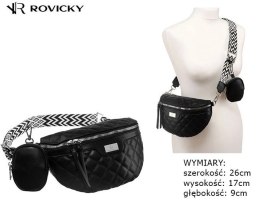 Saszetka nerka R-NER-6-2939 BLACK