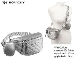 Saszetka nerka R-NER-6-2953 SILVER