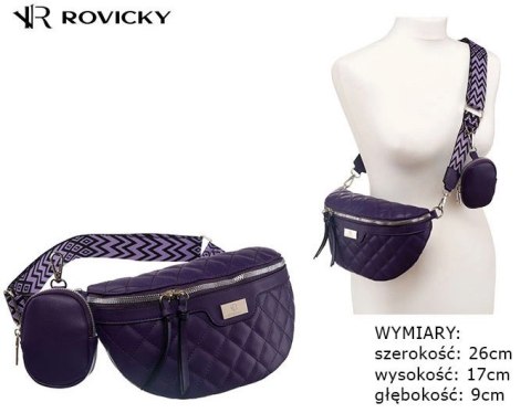 Saszetka nerka R-NER-6-2960 PLUM