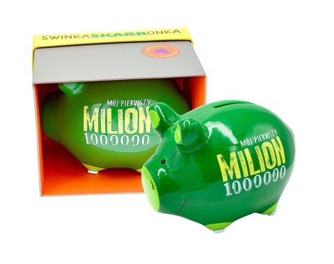 Skarbonka mała świnka Mój pierwszy milion SSKM-007