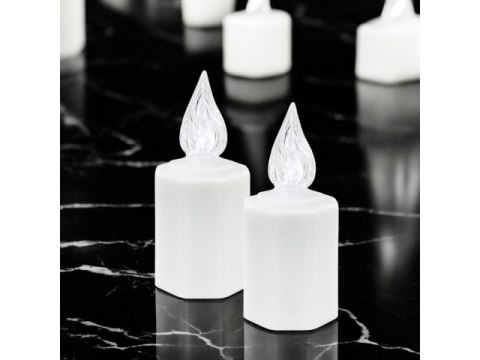 Świeczka led / wkład do zniczy 11cm a7155w-w