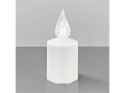 Świeczka led / wkład do zniczy 11cm a7155w-w