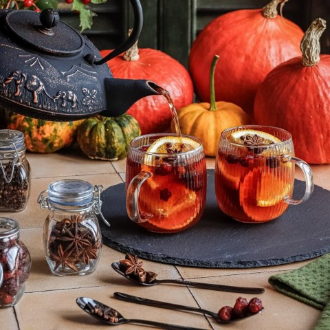 Szklanka borokrzemowa do gorących i zimnych napojów kubek szklany Resis Esther 380 ml