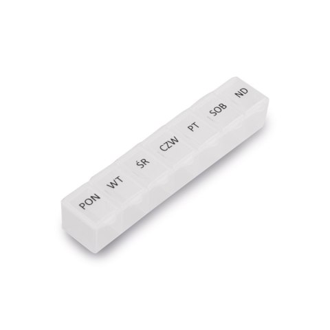 Tygodniowy pojemnik na tabletki z 7 przegródkami